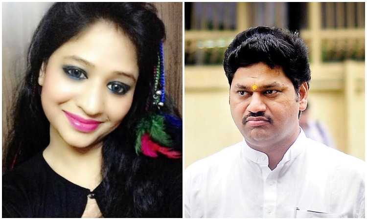 L to R: Renu Sharma, Dhananjay Munde